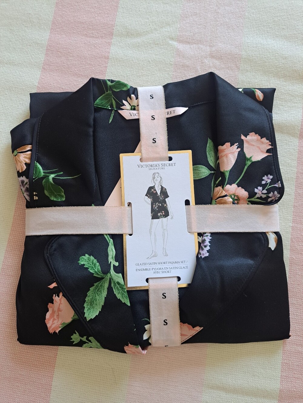 PJ Shorts Satin Set (S) - NWT